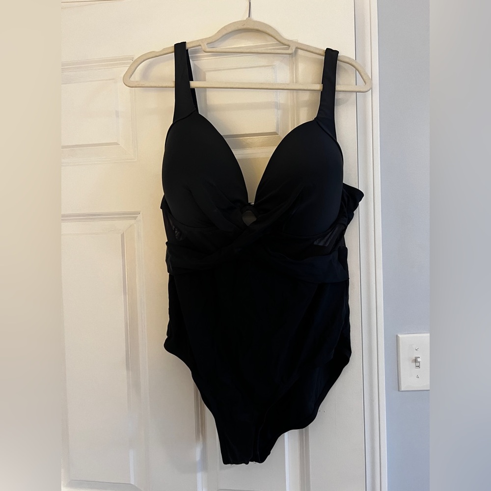 Meet Curve Black One Piece Swimsuit